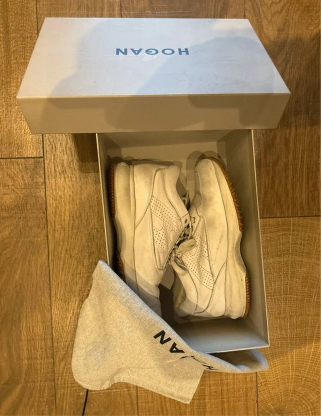 Scarpe Hogan bianche Pierced H