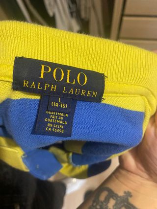 Polo Ralph Lauren Rayas Crop Top L