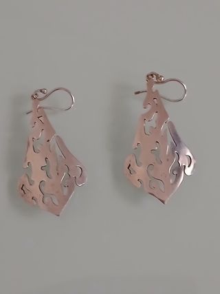 Pendientes de plata con diseño