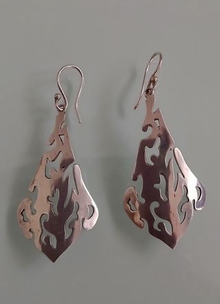 Pendientes de plata con diseño