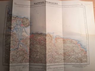 Mapa vintage Lequeitio