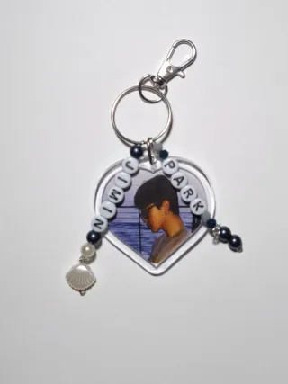 Llavero corazón Jimin BTS Doble Cara