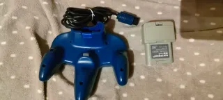 Mando Nintendo 64 + Rumble Pak Original