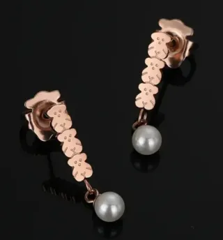 Pendientes Tous Oro Rosa