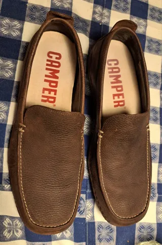 Mocasines Camper Hombre Piel Marrón