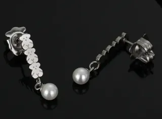 Pendientes Tous Perla Plata