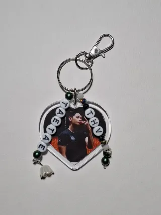 Llavero Corazón TAEHYUNG BTS Doble Cara