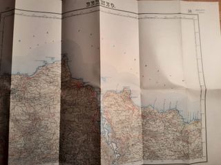 Mapa vintage Bermeo