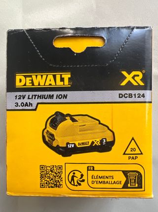 Batería Dewalt 12V 3.0Ah DCB124 XR