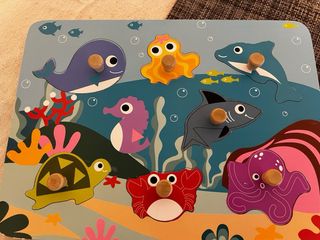 Puzzles de madera educativos animales