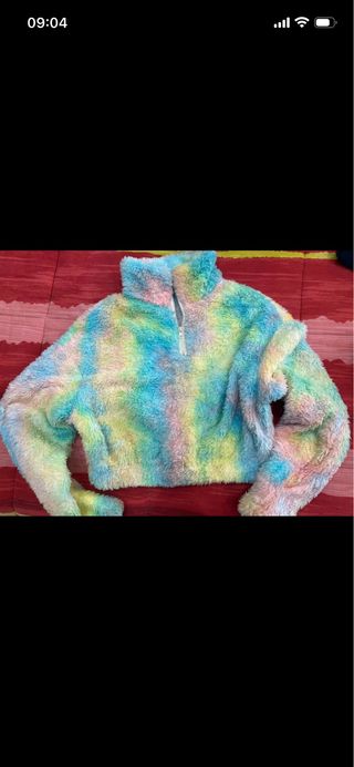 Maglione corto tie-dye