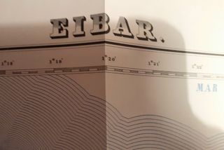 Mapa antiguo Eibar