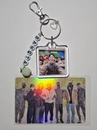 Llavero BTS Kpop Doble Cara