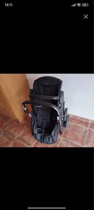 Cochecito de bebé negro