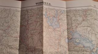 Mapa vintage Vitoria