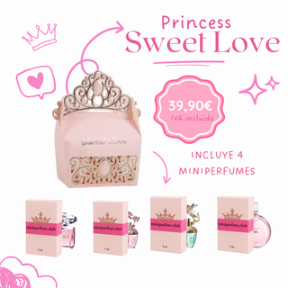 Princess Sweet Love Set 4 Mini Perfumes