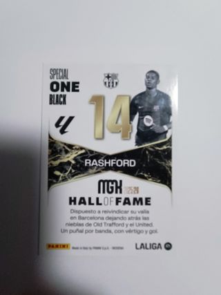 Cromo Rashford One Black 40 Panini