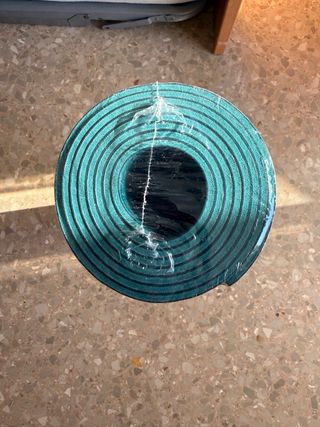 Esterilla Yoga 4mm Gris y verde océano