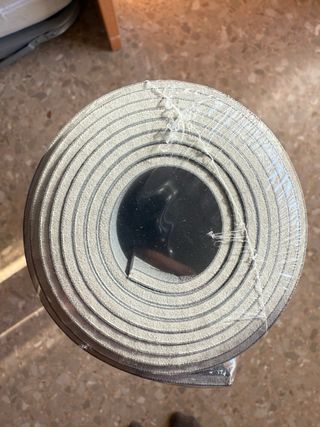 Esterilla Yoga 4mm Gris y verde océano