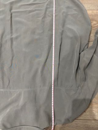 Camisa verde militar Zara