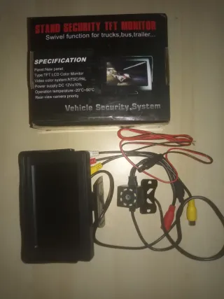 Monitor y Cámara trasera para Coche