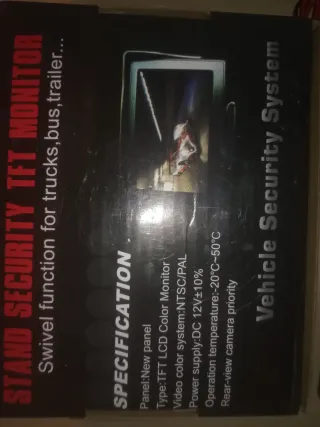 Monitor y Cámara trasera para Coche