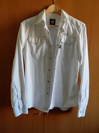 Camisa G-Star RAW Blanca Hombre
