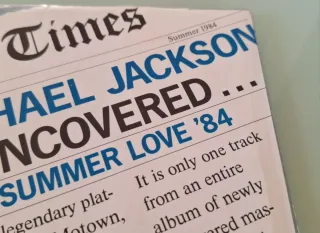 Michael Jackson Single Farewell My Summer Love
