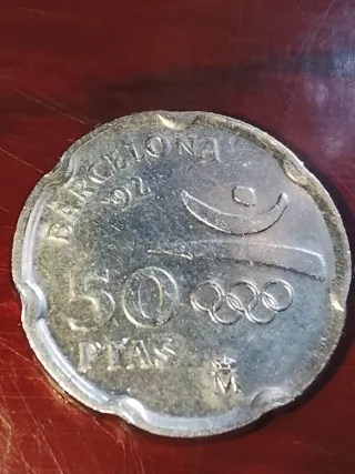 Moneda 50 Pesetas Barcelona 92