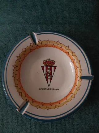 Cenicero Sporting de Gijón Cerámica Talavera