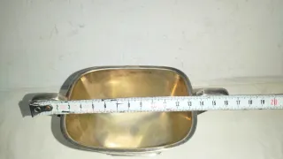 Antigua salsera EPNS Plata Yeoman Plate