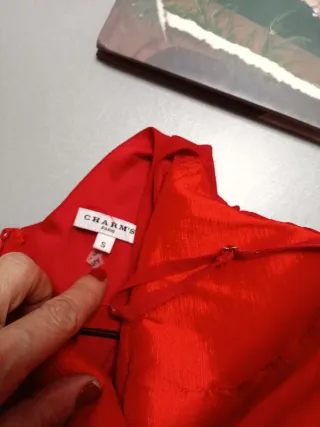 Vestido de ceremonia rojo