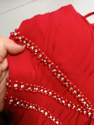 Vestido de ceremonia rojo
