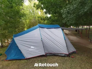 Tienda campaña Quechua 4.1 y varillas recambio