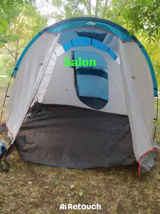 Tienda campaña Quechua 4.1 y varillas recambio