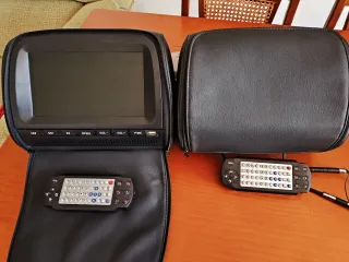 Pantallas reposacabezas para coche