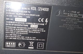 TV Sony Bravia 32 HD TDT