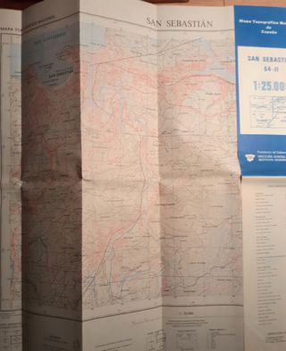 Mapa Topográfico Nacional San Sebastián 1:25.000