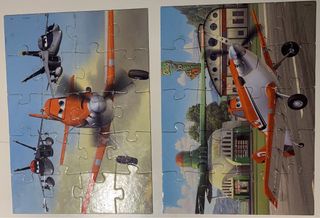 2 Puzzles Aviones Disney