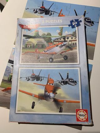 2 Puzzles Aviones Disney