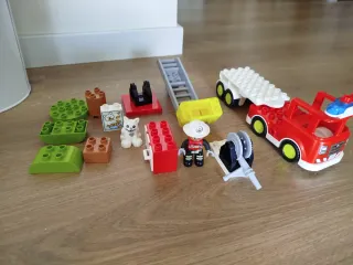 Lego Bomberos y Gato