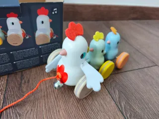 Janod Juguete Madera Gallina y Pollitos