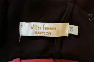 Abito elegante Babylon nero e rosa