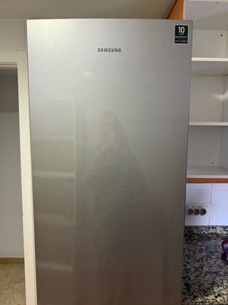 Nevera Samsung plateada