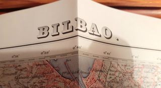 Mapa Antiguo Bilbao Vintage