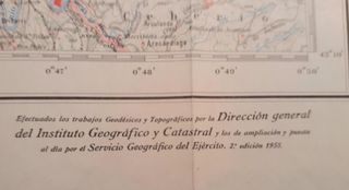 Mapa Antiguo Bilbao Vintage