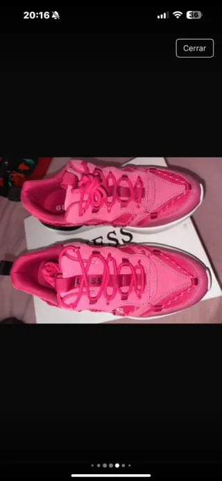 Zapatillas Guess Rosas Talla 39 Nuevas
