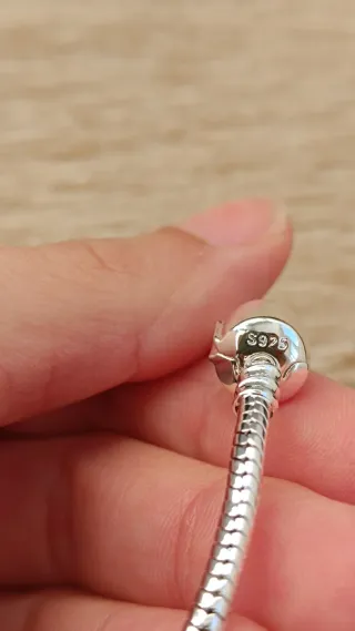 Pulsera Plata Cadena Estilo Pandora