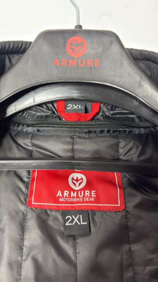 : Chaqueta Armure Sube Negra XXL Impermeable