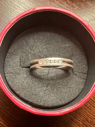 Anillo Jud Joies Plata con diamantes